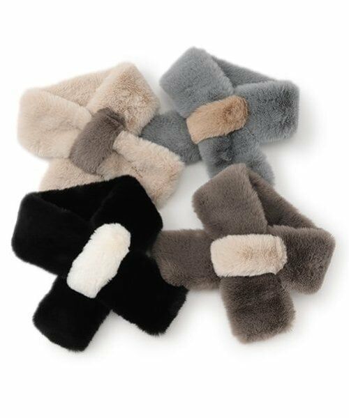 Mi-je / ミジェ ブローチ・コサージュ | バイカラーティペット【韓国ファッション】 | 詳細3