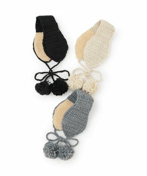 Mi-je / ミジェ ブローチ・コサージュ | ポンポンクロシェイヤーマフ【韓国ファッション】 | 詳細5