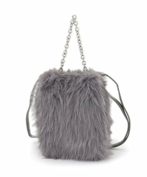 Mi-je / ミジェ ショルダーバッグ | ファビ2WAYショルダー【韓国ファッション】（グレー）