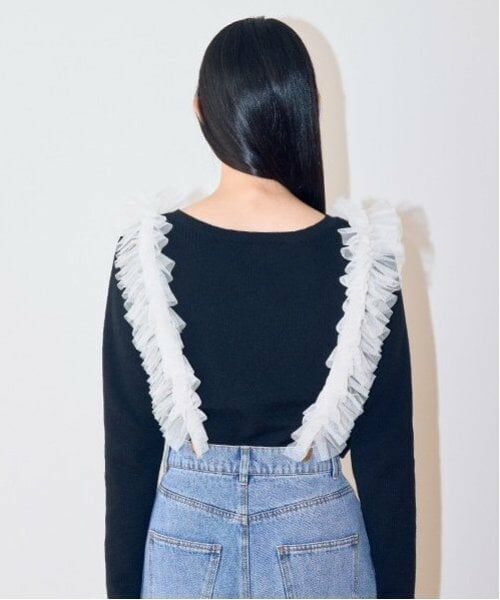 Mi-je / ミジェ ブローチ・コサージュ | チュールサスペンダー【韓国ファッション】 | 詳細2