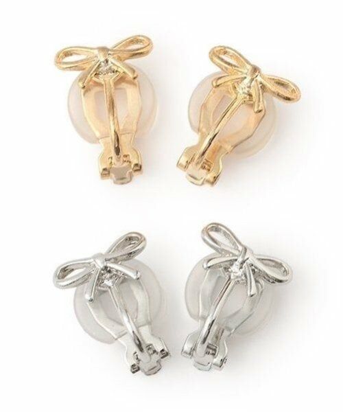 Mi-je / ミジェ ピアス・イヤリング | プチリボンイヤリング【韓国ファッション】 | 詳細3