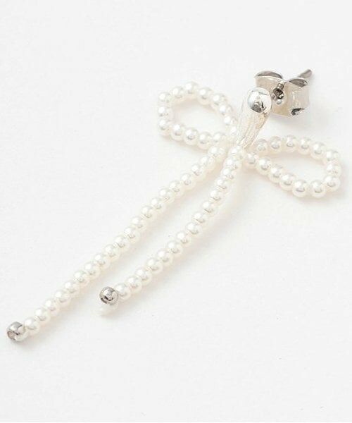 Mi-je / ミジェ ピアス・イヤリング | パールリボンピアス【韓国ファッション】 | 詳細3