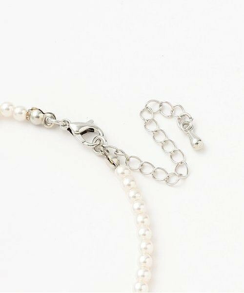 Mi-je / ミジェ ネックレス・ペンダント・チョーカー | パールリボンWネックレス【韓国ファッション】 | 詳細4