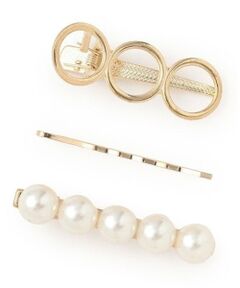 Mi-je / ミジェ ヘアピン | パールクリップセット【韓国ファッション】