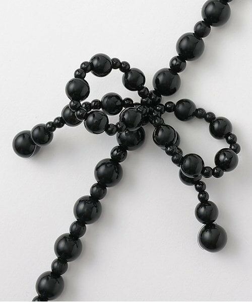 Mi-je / ミジェ ブローチ・コサージュ | ビーズリボンストラップ【韓国ファッション】 | 詳細1