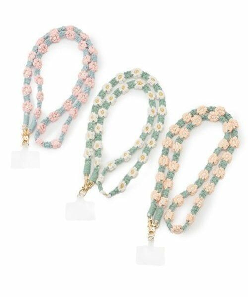 Mi-je / ミジェ ブローチ・コサージュ | ロングマクラメフラワーストラップ【韓国ファッション】 | 詳細4