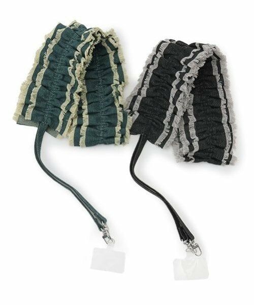 Mi-je / ミジェ ブローチ・コサージュ | デニムフリルストラップ【韓国ファッション】 | 詳細4