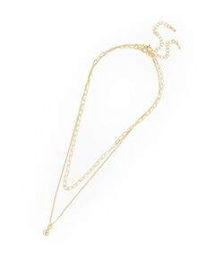 Mi-je / ミジェ ネックレス・ペンダント・チョーカー | 2連チェーンネックレス【韓国ファッション】