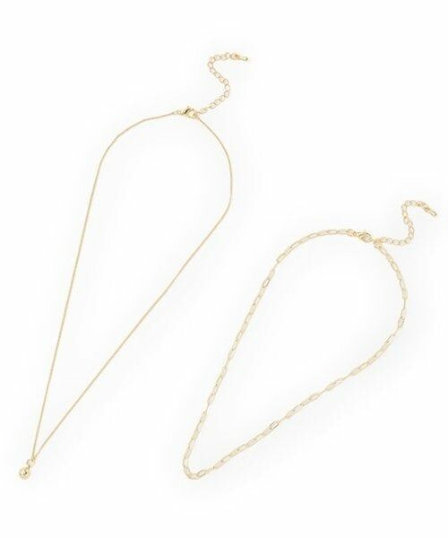 Mi-je / ミジェ ネックレス・ペンダント・チョーカー | 2連チェーンネックレス【韓国ファッション】 | 詳細1