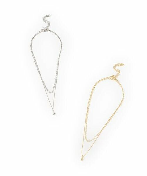 Mi-je / ミジェ ネックレス・ペンダント・チョーカー | 2連チェーンネックレス【韓国ファッション】 | 詳細5