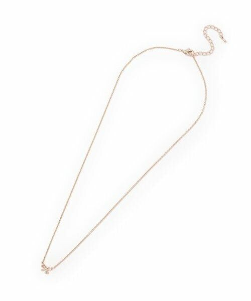 Mi-je / ミジェ ネックレス・ペンダント・チョーカー | ミニリボンネックレス【韓国ファッション】（ゴールド）