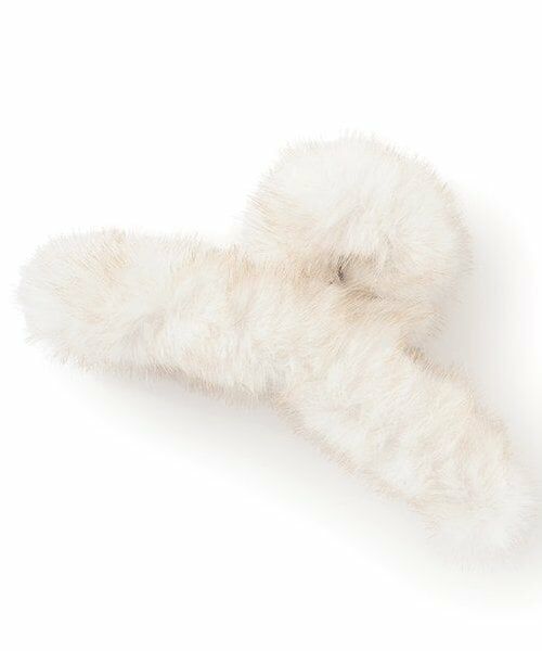 Mi-je / ミジェ ヘアピン | ファーバンスクリップ【韓国ファッション】（オフ ホワイト）