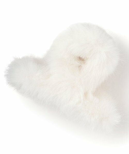 Mi-je / ミジェ ヘアピン | ミニファーバンスクリップ【韓国ファッション】（オフ ホワイト）