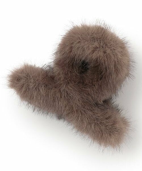 Mi-je / ミジェ ヘアピン | ミニファーバンスクリップ【韓国ファッション】（茶）