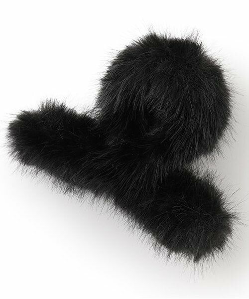 Mi-je / ミジェ ヘアピン | ミニファーバンスクリップ【韓国ファッション】（黒）