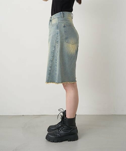 Mi-je / ミジェ ショート・ハーフ・半端丈パンツ | ViVi9月号掲載デニムハーフパンツ【韓国ファッション】 | 詳細3