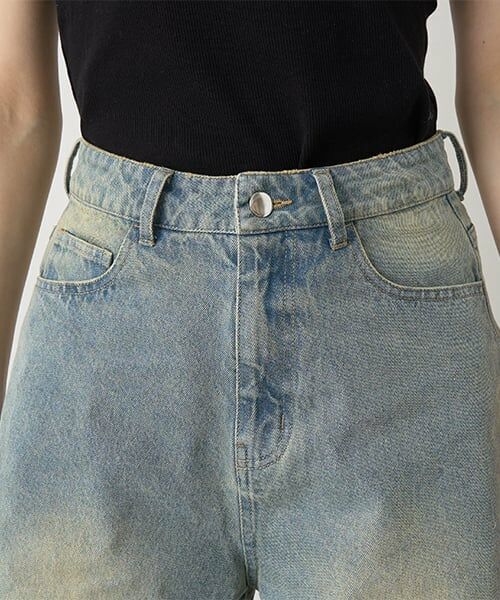 Mi-je / ミジェ ショート・ハーフ・半端丈パンツ | ViVi9月号掲載デニムハーフパンツ【韓国ファッション】 | 詳細5