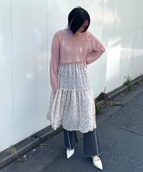 Mi-je / ミジェ その他パンツ | フリンジデニムフレアパンツ【韓国ファッション】 | 詳細16