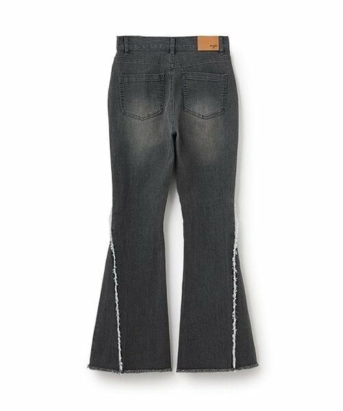 Mi-je / ミジェ その他パンツ | フリンジデニムフレアパンツ【韓国ファッション】 | 詳細7