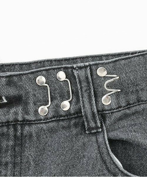 Mi-je / ミジェ その他パンツ | タックデニムワイドパンツ【韓国ファッション】 | 詳細12