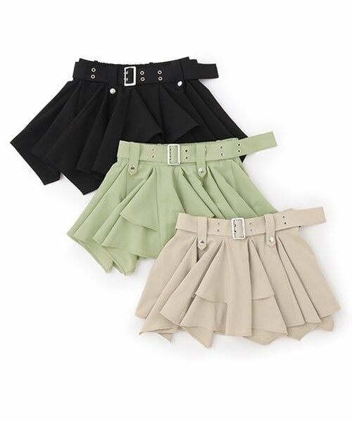 Mi-je / ミジェ ミニ・ひざ丈スカート | ヘムベルトミニスカート【韓国ファッション】 | 詳細14