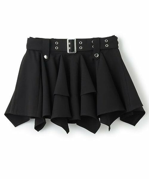 Mi-je / ミジェ ミニ・ひざ丈スカート | ヘムベルトミニスカート【韓国ファッション】 | 詳細3