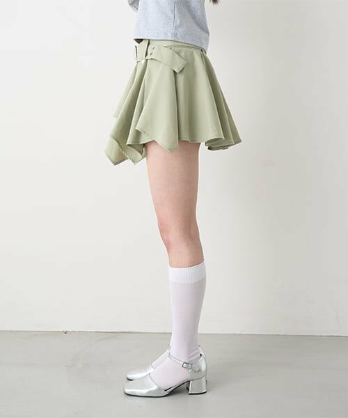 Mi-je / ミジェ ミニ・ひざ丈スカート | ヘムベルトミニスカート【韓国ファッション】 | 詳細6