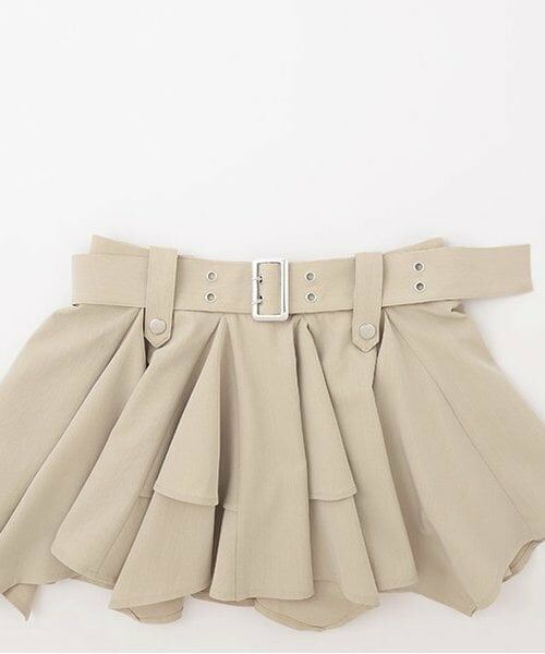 Mi-je / ミジェ ミニ・ひざ丈スカート | ヘムベルトミニスカート【韓国ファッション】 | 詳細9