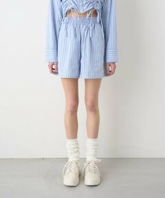 Mi-je / ミジェ ショート・ハーフ・半端丈パンツ | ストライプショートパンツ【韓国ファッション】