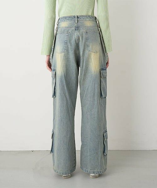 Mi-je / ミジェ その他パンツ | デニムカーゴパンツ【韓国ファッション】 | 詳細4