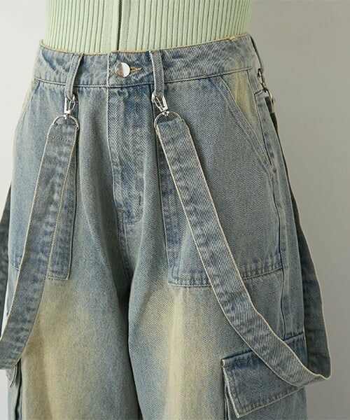 Mi-je / ミジェ その他パンツ | デニムカーゴパンツ【韓国ファッション】 | 詳細5