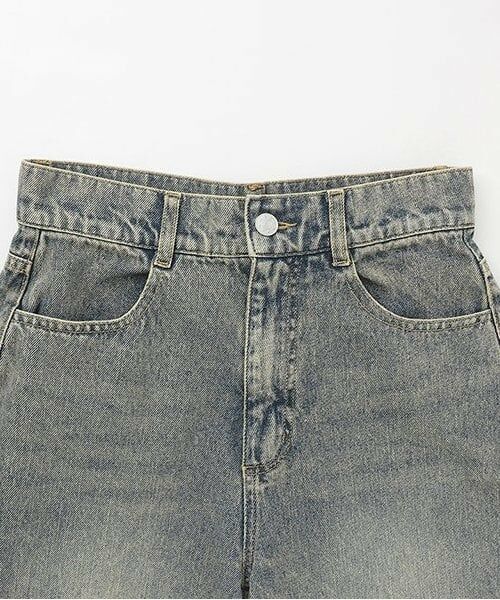 Mi-je / ミジェ その他パンツ | ラップ付デニムワイドパンツ【韓国ファッション】 | 詳細10