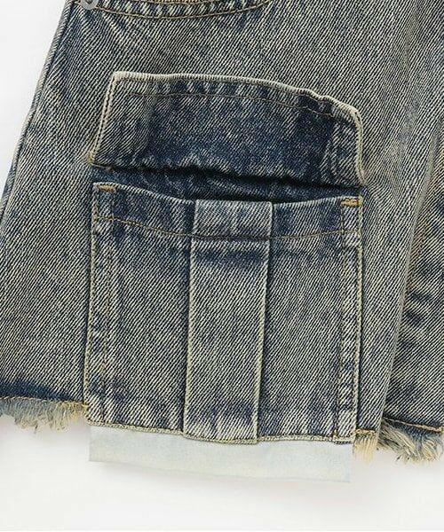 Mi-je / ミジェ その他パンツ | ラップ付デニムワイドパンツ【韓国ファッション】 | 詳細15