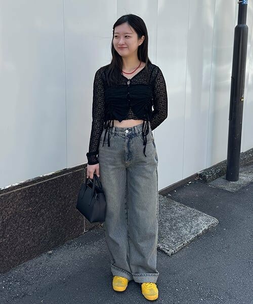 Mi-je / ミジェ その他パンツ | ラップ付デニムワイドパンツ【韓国ファッション】 | 詳細19