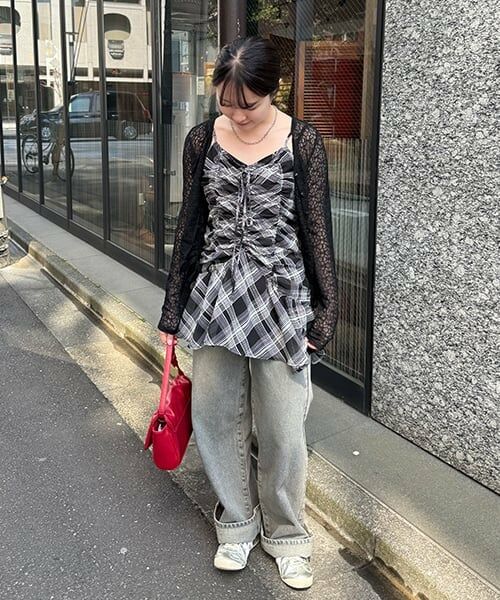 Mi-je / ミジェ その他パンツ | ラップ付デニムワイドパンツ【韓国ファッション】 | 詳細25