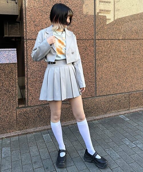 Mi-je / ミジェ ミニ・ひざ丈スカート | キルトベルトプリーツスカート【韓国ファッション】 | 詳細18