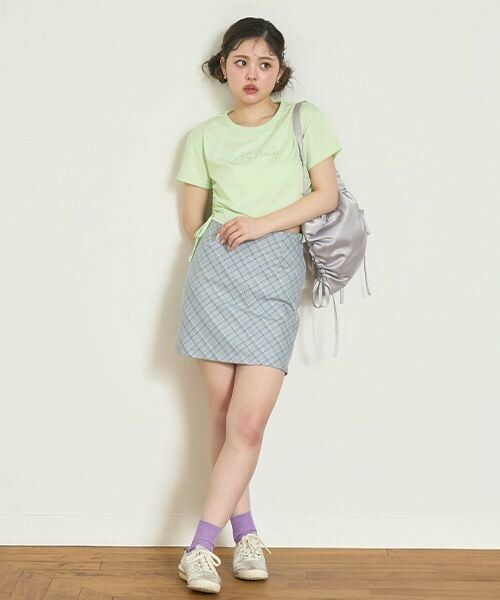 Mi-je / ミジェ ミニ・ひざ丈スカート | 台形チェックスカート【韓国ファッション】 | 詳細2