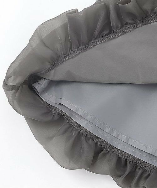 Mi-je / ミジェ ミニ・ひざ丈スカート | シアーバルーンスカート【韓国ファッション】 | 詳細12