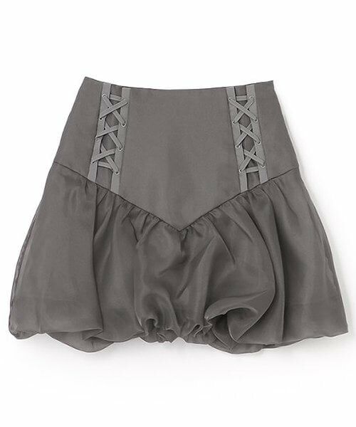 Mi-je / ミジェ ミニ・ひざ丈スカート | シアーバルーンスカート【韓国ファッション】 | 詳細5