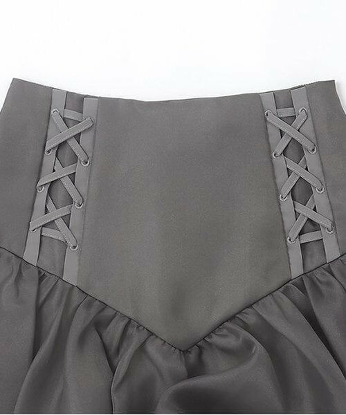 Mi-je / ミジェ ミニ・ひざ丈スカート | シアーバルーンスカート【韓国ファッション】 | 詳細7