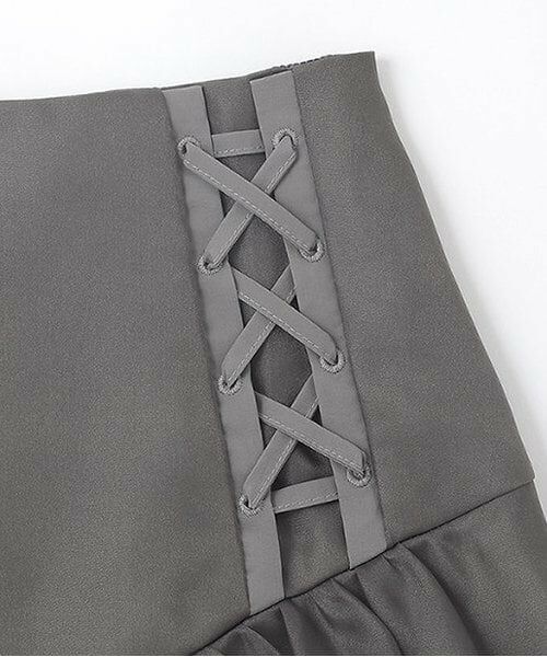 Mi-je / ミジェ ミニ・ひざ丈スカート | シアーバルーンスカート【韓国ファッション】 | 詳細8