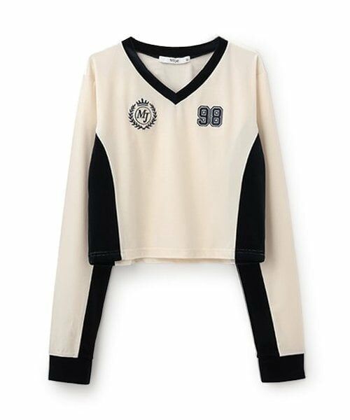 Mi-je / ミジェ Tシャツ | ベロアコンパクトプルオーバー【韓国ファッション】 | 詳細2