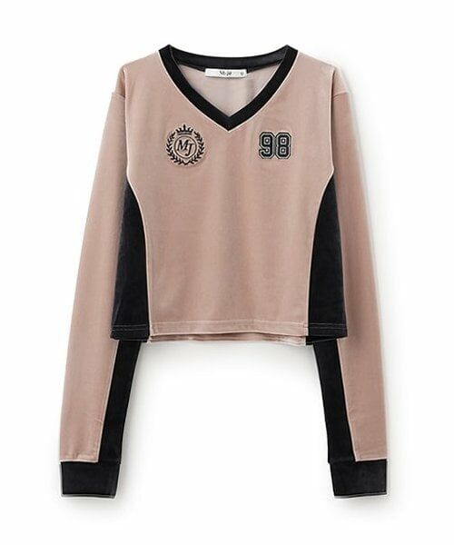 Mi-je / ミジェ Tシャツ | ベロアコンパクトプルオーバー【韓国ファッション】 | 詳細3