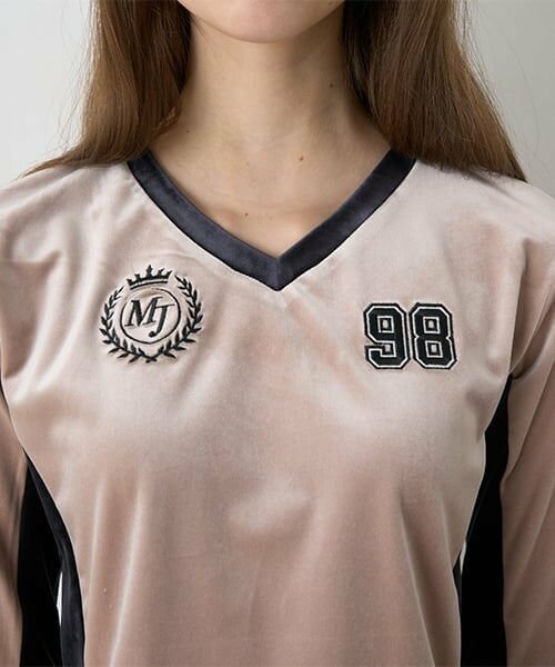 Mi-je / ミジェ Tシャツ | ベロアコンパクトプルオーバー【韓国ファッション】 | 詳細7