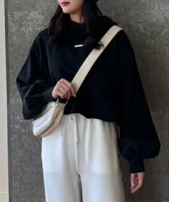 Mi-je / ミジェ スウェット | ダメージクロップドパーカ【韓国ファッション】