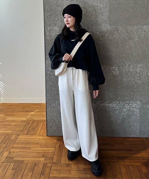 Mi-je / ミジェ スウェット | ダメージクロップドパーカ【韓国ファッション】 | 詳細17