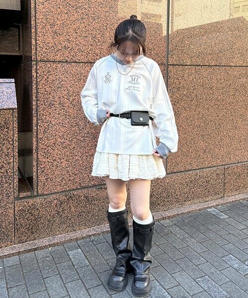 Mi-je / ミジェ スウェット | ユニフォームプルオーバー【韓国ファッション】 | 詳細20