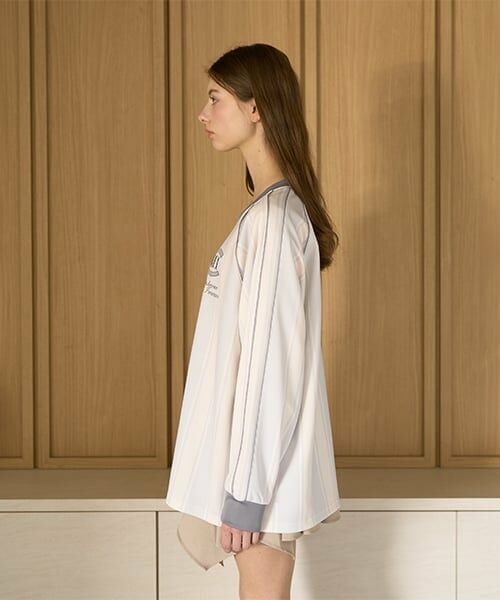 Mi-je / ミジェ スウェット | ユニフォームプルオーバー【韓国ファッション】 | 詳細6