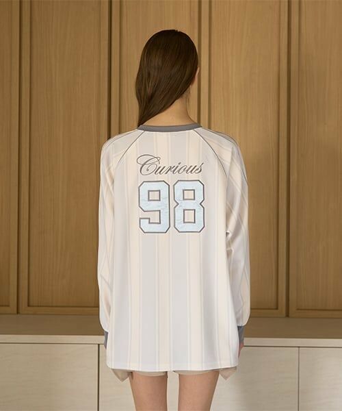 Mi-je / ミジェ スウェット | ユニフォームプルオーバー【韓国ファッション】 | 詳細7