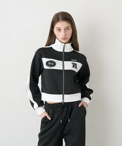 Mi-je / ミジェ ブルゾン | バイカラーロゴトラックジャケット【韓国ファッション】